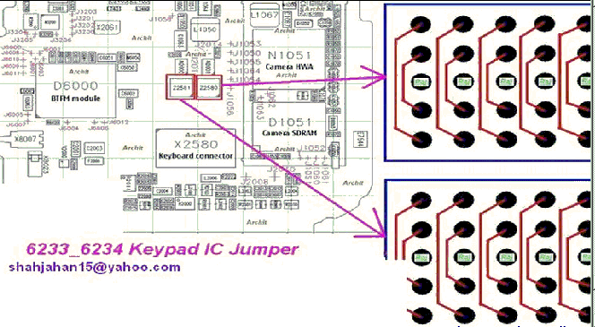 Nokia 6233,6234 Keypad Ways 5030 keypad ic. Nokia 6233,6234 Keypad Ways