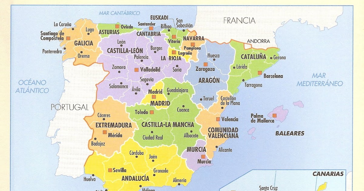 Español Lengua Extranjera: Países hispanohablantes (1): España y sus