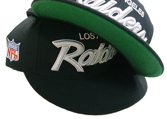 los angeles raiders fitted hat
