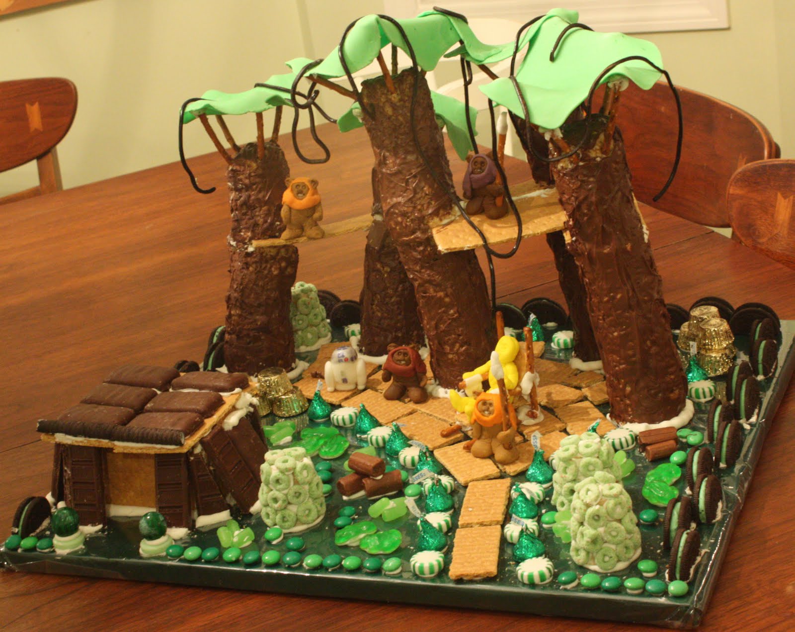 smart mama gingerbread star wars ewok village ewok christmas