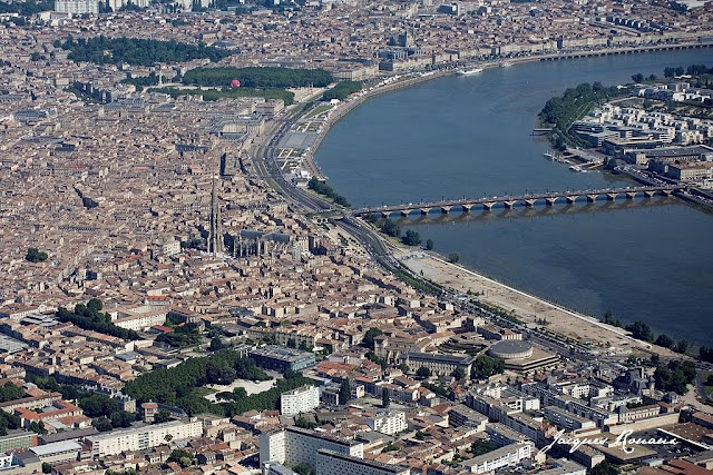 vue aérienne de Bordeaux