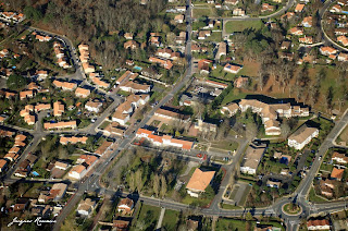 Vue aérienne commune de Canéjan