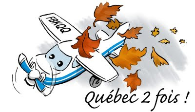 Mascotte du Cessna de la société API en tenue d'automne