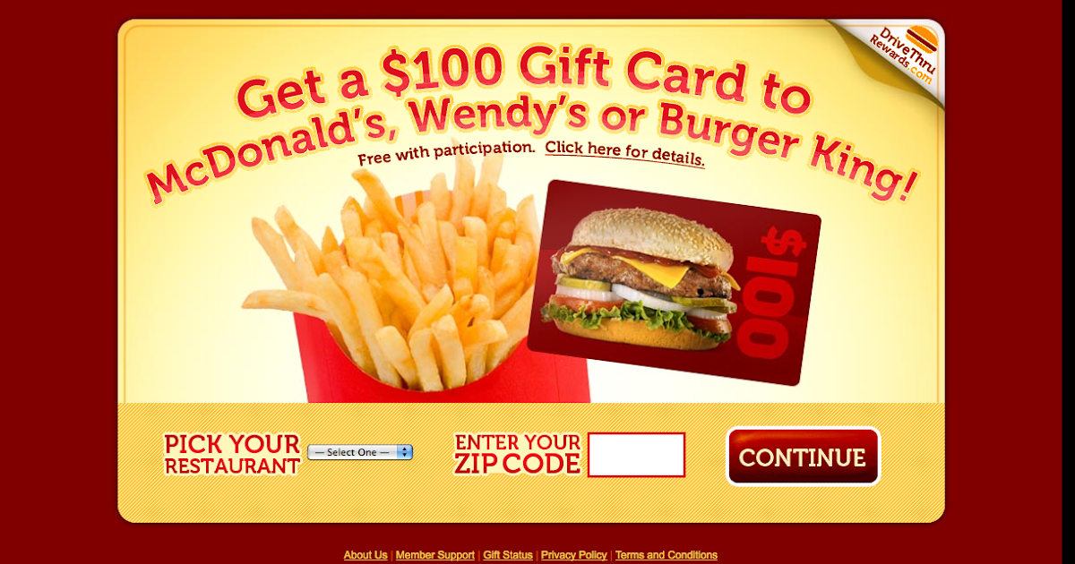 Free Fast Food Gift Cards - free fast food gift card 100 value get free gift Free Fast Food Gift Cards - free fast food gift card 100 value get free gift