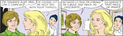 Why don't we ever see below anyone's navel in this strip??