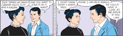 Pains me to say it, but I believe Margo is giving Trey the kissyface.