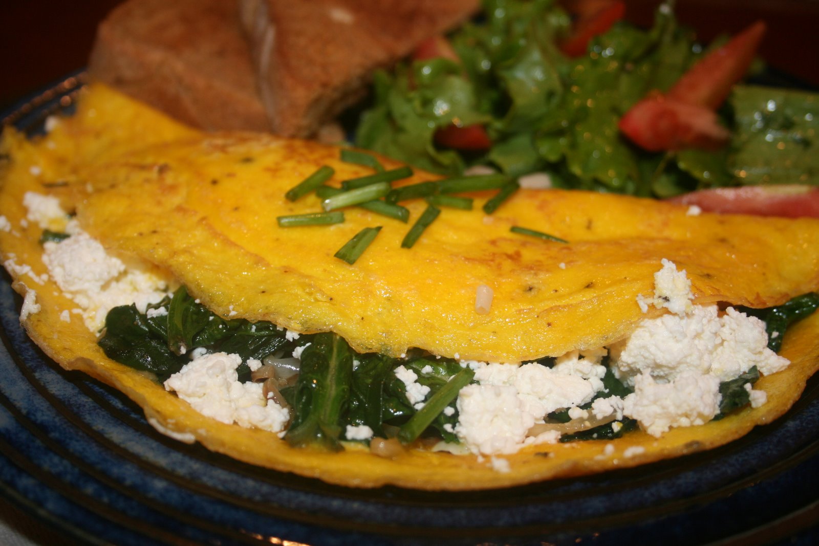 The Food We Eat Spinach And Cottage Cheese Omelette