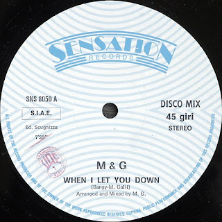 M & G - When I Let You Down (Maxi Single) 1986 Side+A