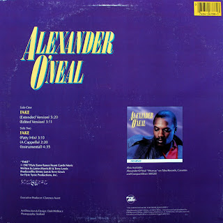 Alexander O'Neal - Fake (Maxi Single) 1987 X+cover
