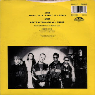 Beats International - Won't Talk About It (1990) 45RPM X+Cover
