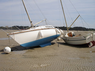 Echouage à marée basse