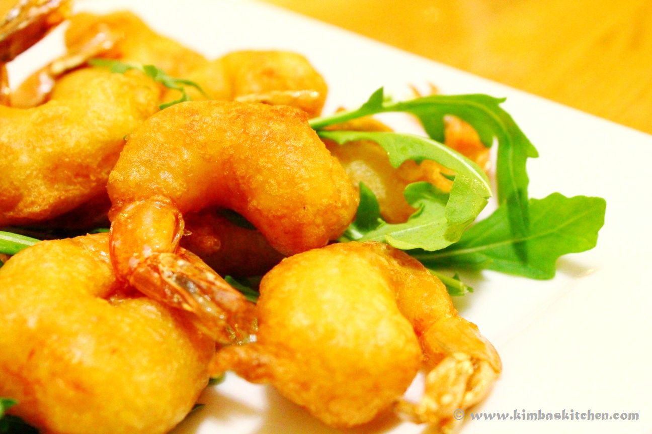 Kimba's Kitchen Beerbattered Prawns with Tomato & Chilli Relish