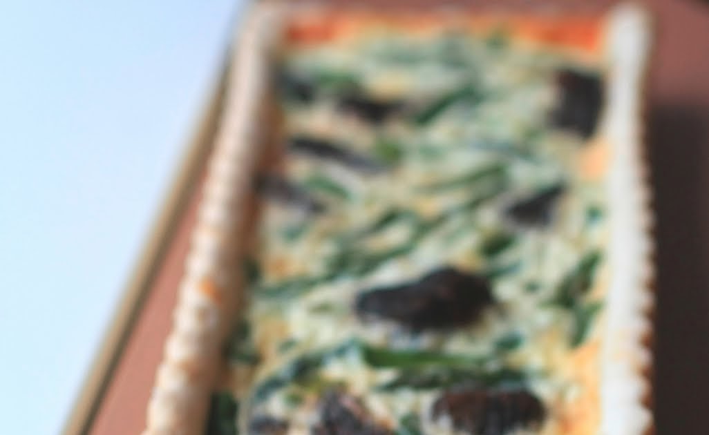 Butter + Cream Asparagus and Morel Quiche