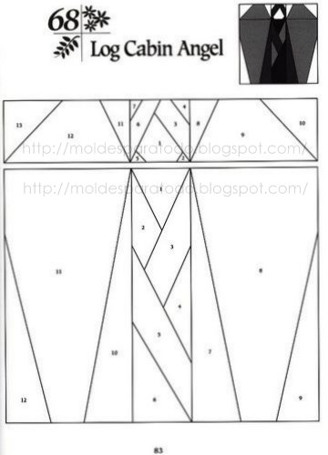 Moldes para Todo: = Angelita en Patchwork =