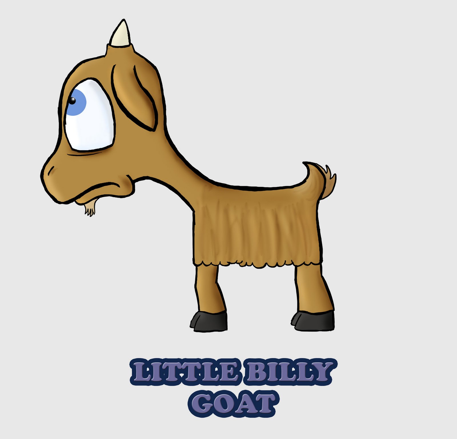 Worksheet Little Billy Goat Gruff little billy goat laptuoso gray free clip art daniel mccloskey august 2010