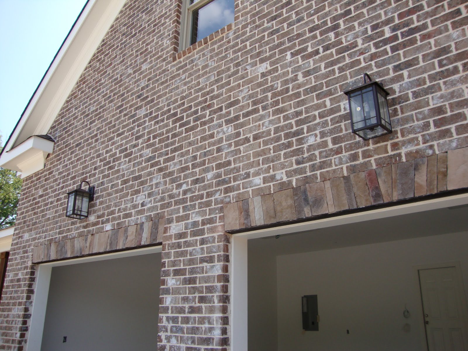 Home Building Project Cedar Columns, Lighting, and