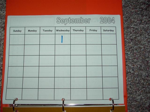 Homeschool Parent: Calendar Binders