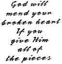 GOD can heal