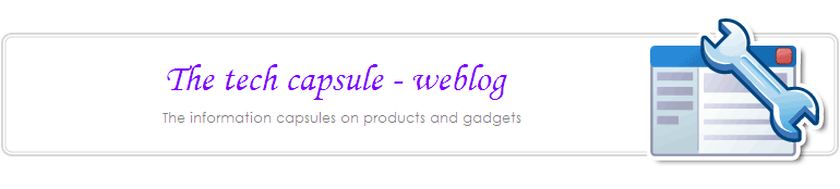 The tech capsule - weblog