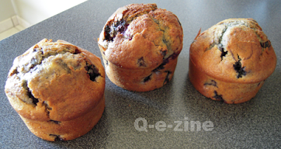 muffins aux myrtilles