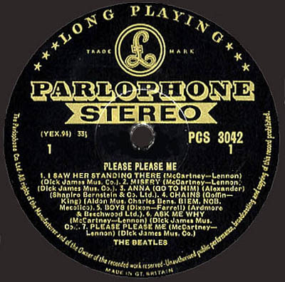 Please Please Me Album Cover Please Please Me Album Cover