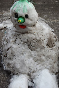 a snowman