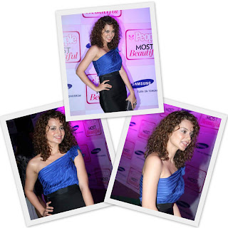 Hot actress Kangana Ranaut blue