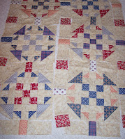 Little Boy's First Quilt, star quilt pattern