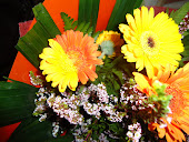 orange and yellow flower given to Tabitha