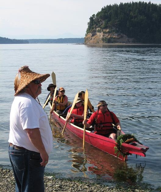 Steilacoom Tribe Steilacoom Tribe paddles in 2009 Tribal Journey to