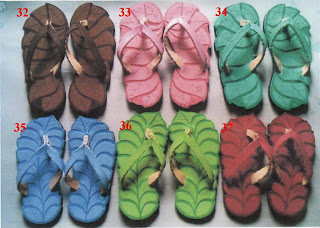 Sandal Lucu Kartun Motif Bunga Unik