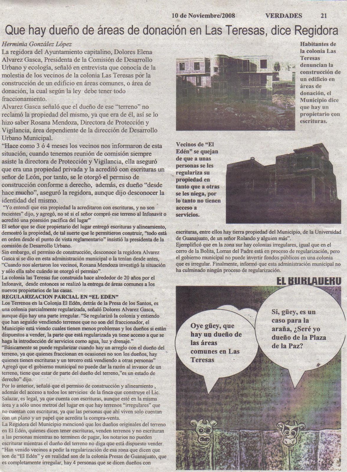 Ahora resulta que cualquiera podría ser dueño de la Plaza de la Paz.