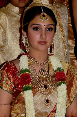 Celebrities Wedding Pictures on Sridevi In Wedding Sarees   Sareetimes