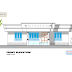 Kerala villa plan and elevation - 1325 Sq. Feet