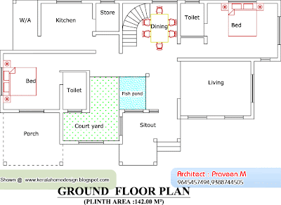 Ground Floor Plan - 2604 Sq. Ft