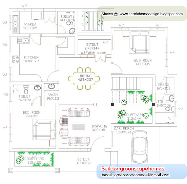 kerala villa elevations