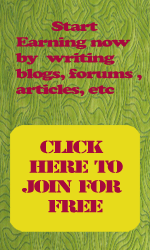Earn By Writing Blogs,articles,forums.