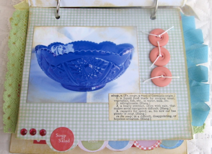 Paper Pieces of Me Kitschy Kitchen Recipe Album (Part 1)