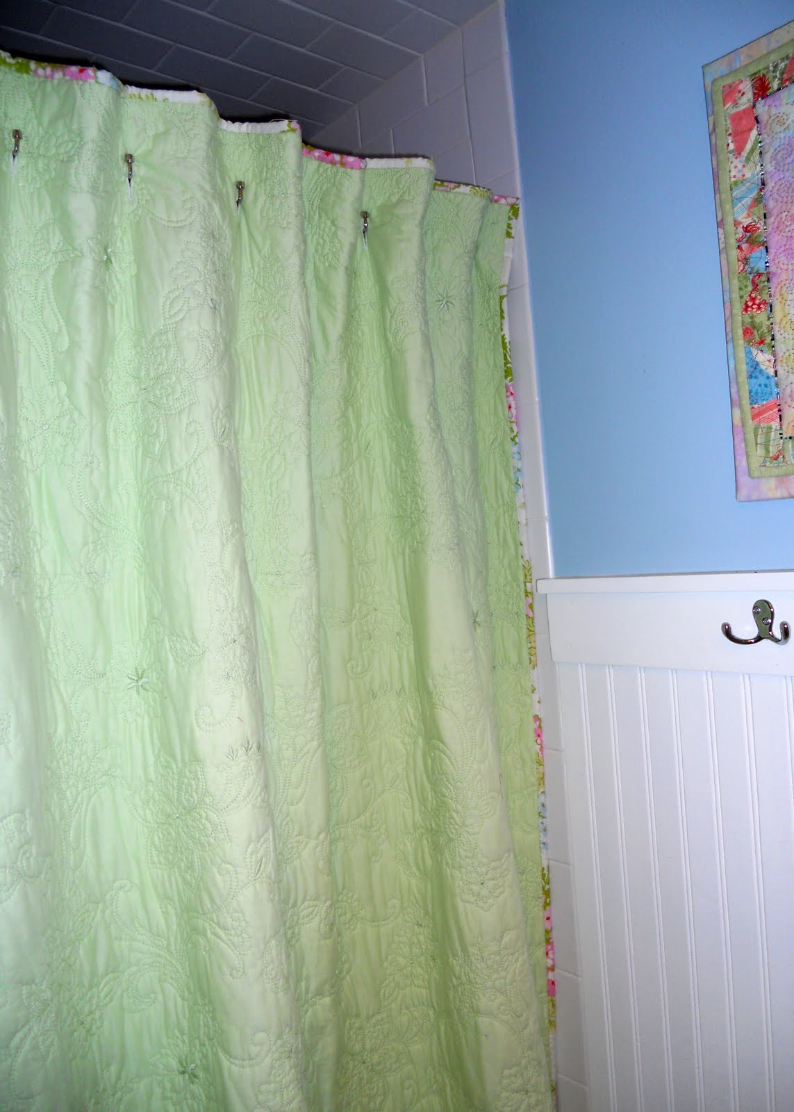 Quilted Shower Curtain