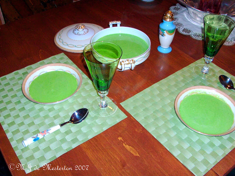 Elegant Green-Pea Soup title=