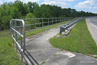 The east end of the Biker/Hiker lane.