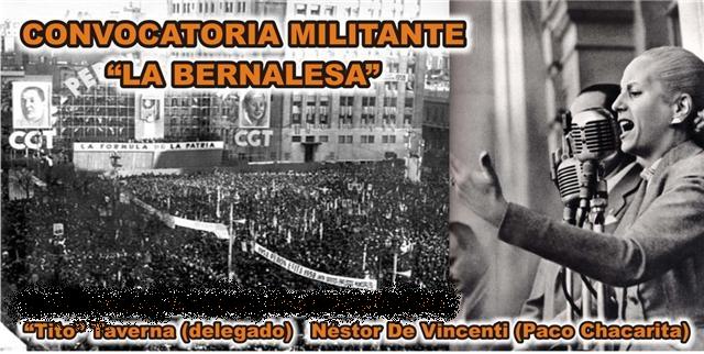 Convocatoria Militante La Bernalesa