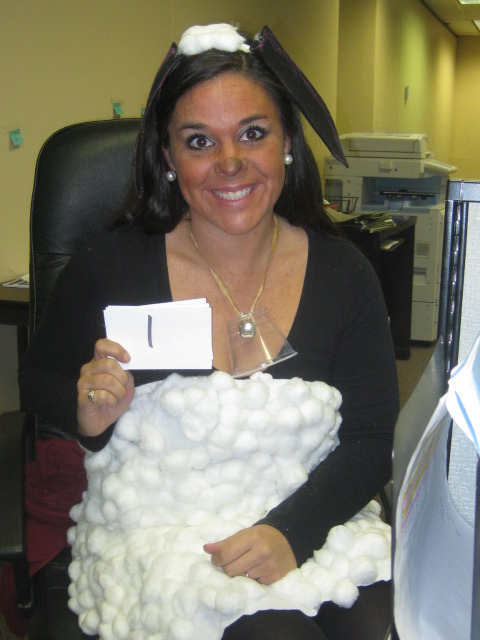 Homemade Sheep Costume