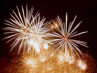 New year fireworks