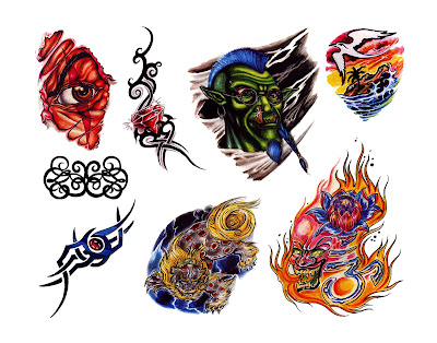 Angel Weeping Tattoo Flash by Angel Weeping Tattoo Flash by