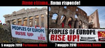 Atene chiama, Roma risponde!  7 maggio aò Colosseo ROMA