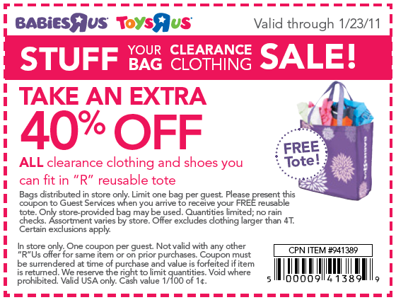 Baby clothes coupons printable