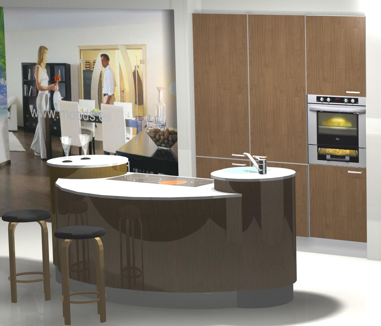 Diseños muebles de cocina - Imagui