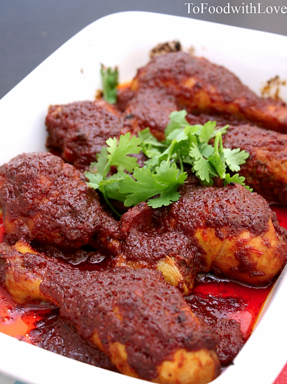 To Food with Love Grilled Spicy Coconut Chicken