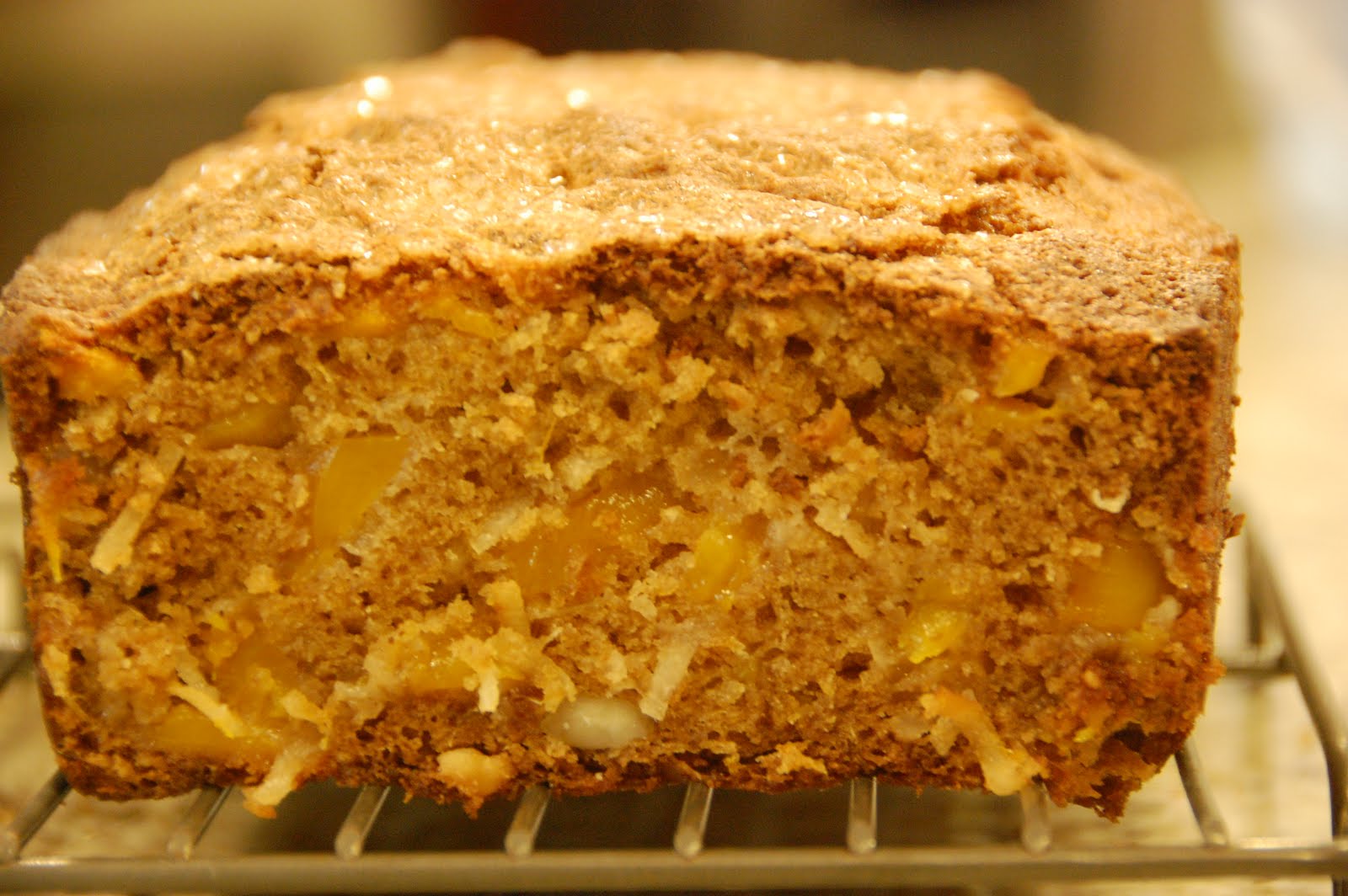 The 350 Degree Oven Adventures in Mika's Kitchen Island Style Mango Bread